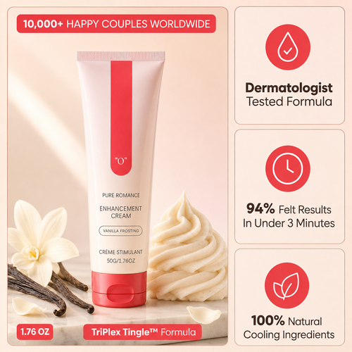 Tubo de Ohh! Crema Placer Vainilla de 30 ml sobre fondo neutro